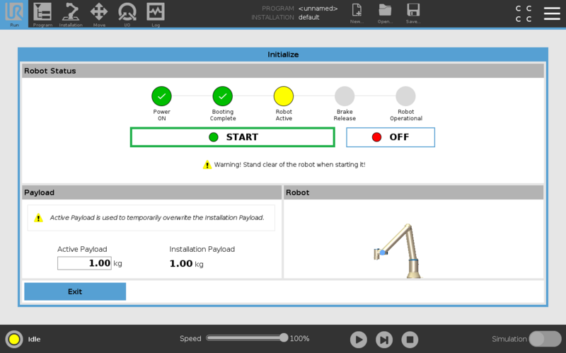 Figure 21b: Enable Robot